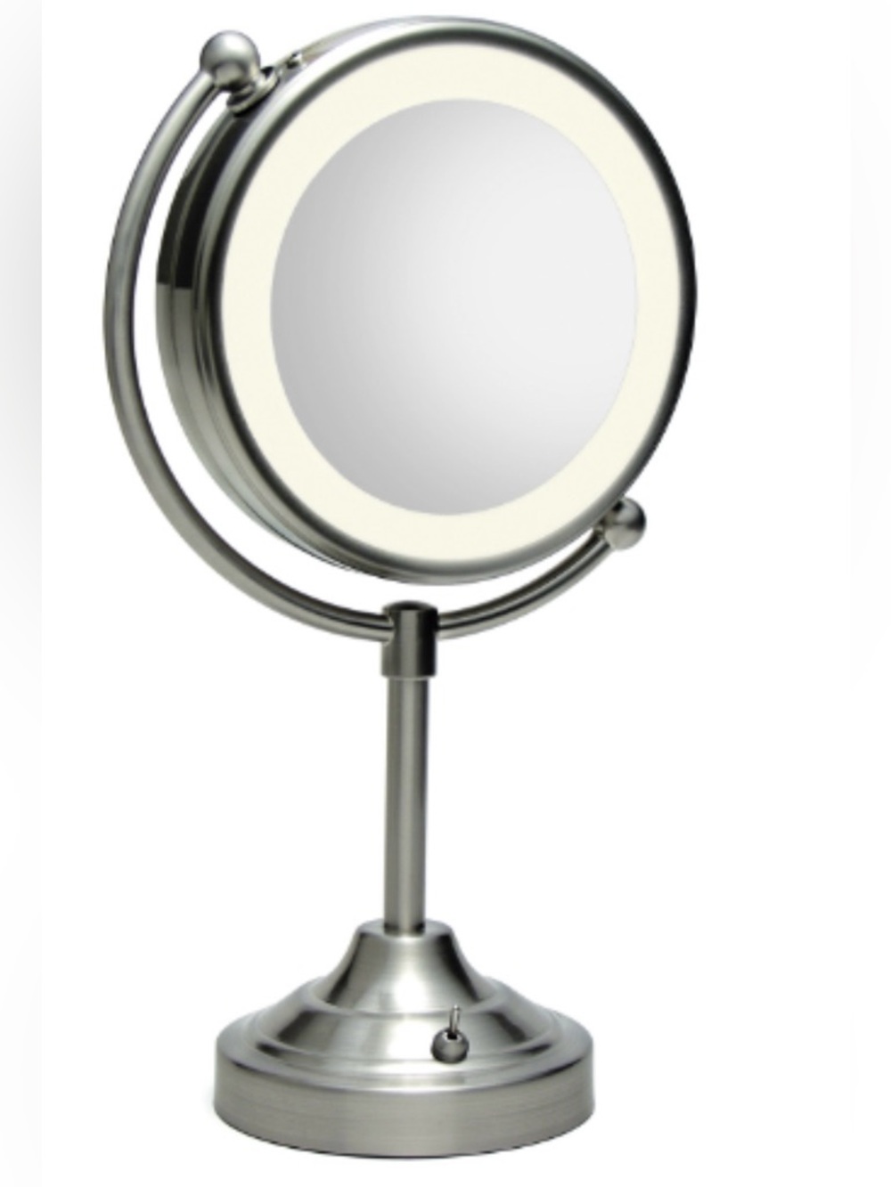 Homedics Reflectives Illuminated Beauty Mirror with 5/1x Magnification